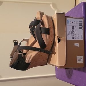 TOMS strappy wedge Size